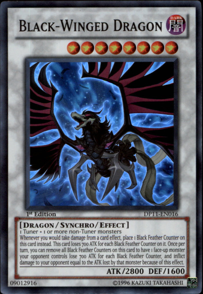 Black-Winged Dragon [DP11-EN016] Super Rare | Pegasus Games WI