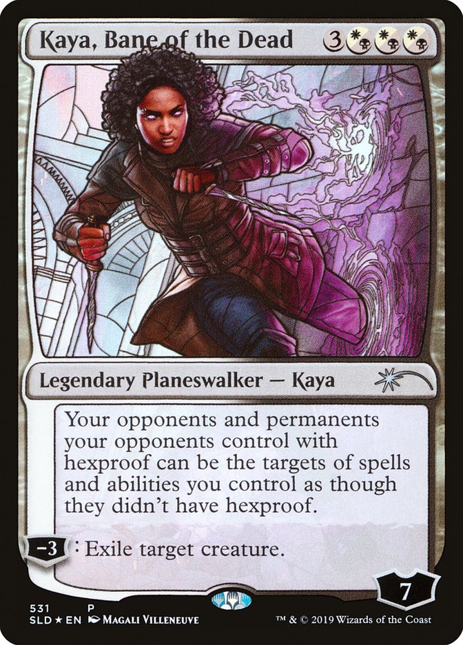 Kaya, Bane of the Dead (Stained Glass) [Secret Lair Drop Promos] | Pegasus Games WI