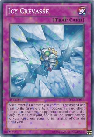 Icy Crevasse [SP13-EN037] Starfoil Rare | Pegasus Games WI