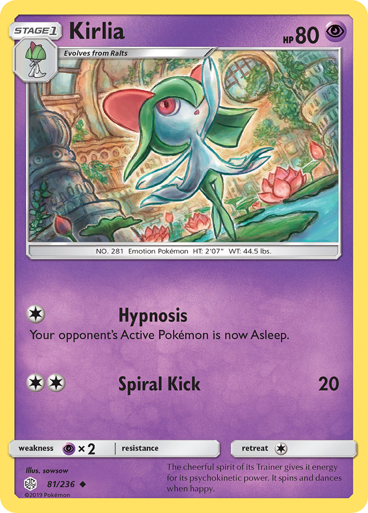 Kirlia (81/236) [Sun & Moon: Cosmic Eclipse] | Pegasus Games WI