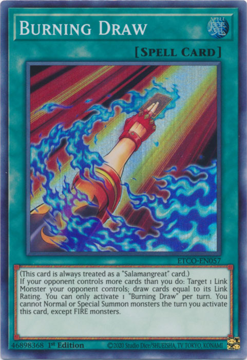 Burning Draw [ETCO-EN057] Super Rare | Pegasus Games WI