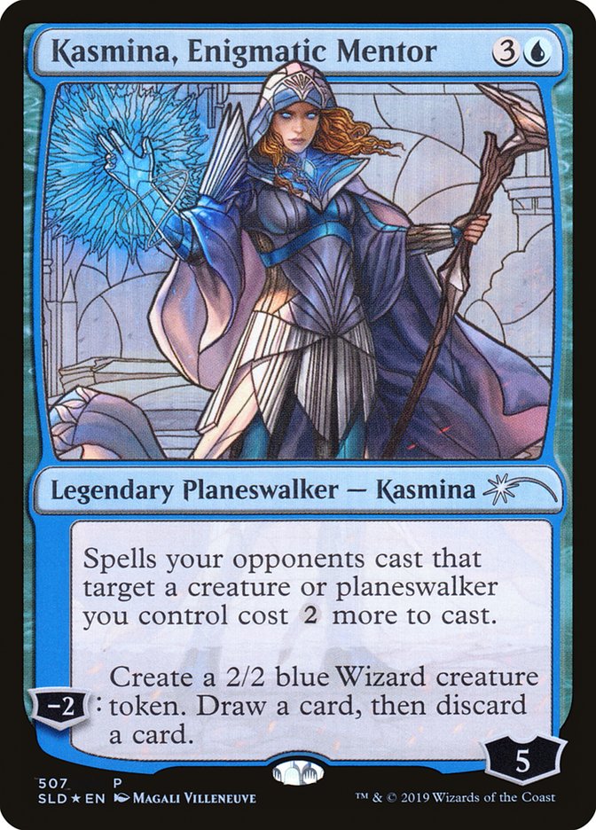 Kasmina, Enigmatic Mentor (Stained Glass) [Secret Lair Drop Promos] | Pegasus Games WI