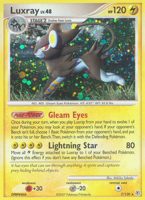 Luxray (7/130) [Diamond & Pearl: Base Set] | Pegasus Games WI