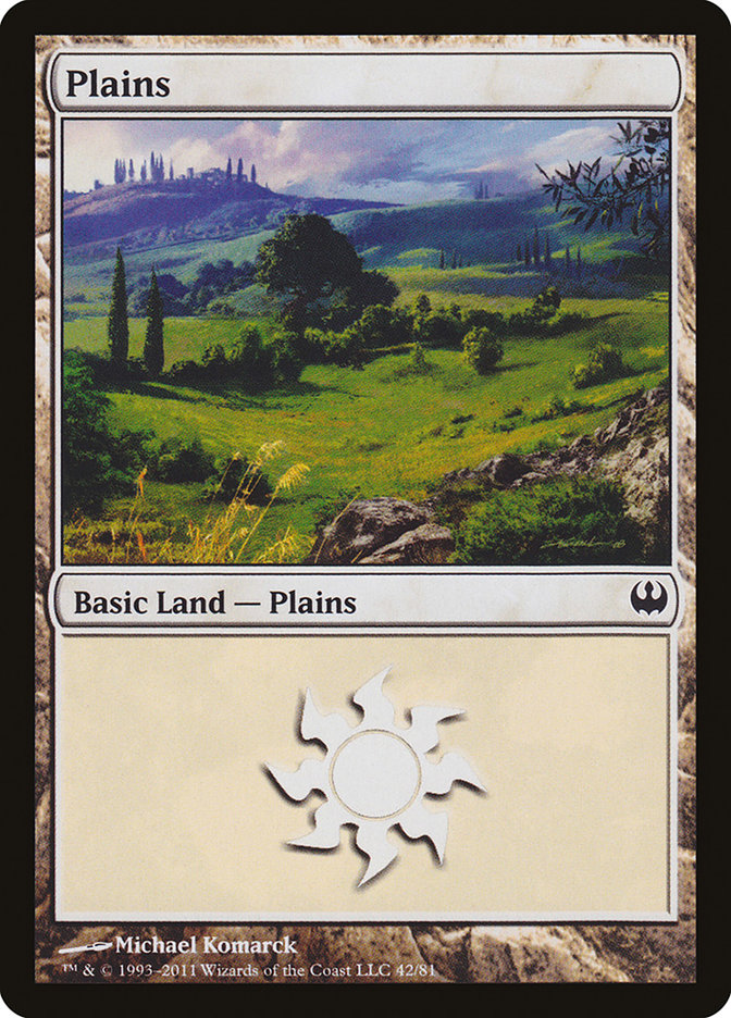 Plains (42) [Duel Decks: Knights vs. Dragons] | Pegasus Games WI