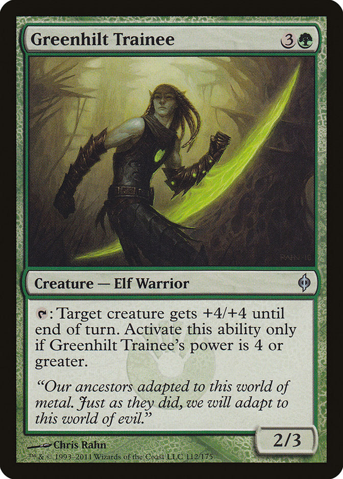 Greenhilt Trainee [New Phyrexia] | Pegasus Games WI
