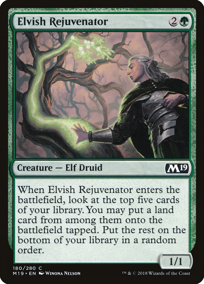 Elvish Rejuvenator [Core Set 2019] | Pegasus Games WI