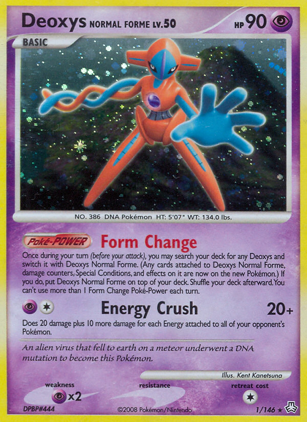 Deoxys Normal Forme (1/146) [Diamond & Pearl: Legends Awakened] | Pegasus Games WI