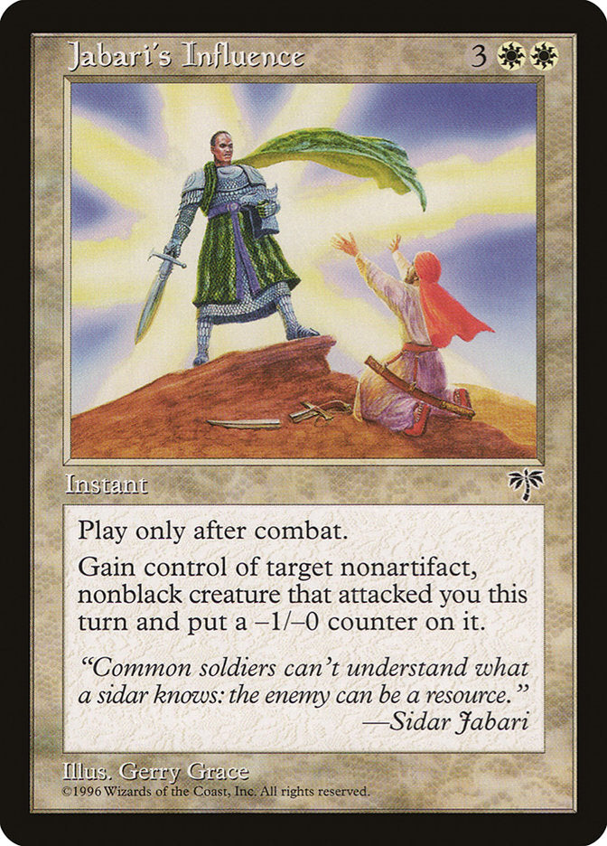 Jabari's Influence [Mirage] | Pegasus Games WI