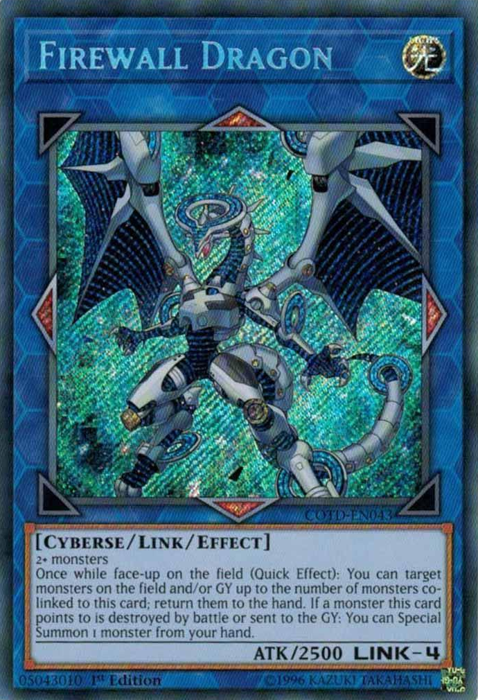 Firewall Dragon [COTD-EN043] Secret Rare | Pegasus Games WI