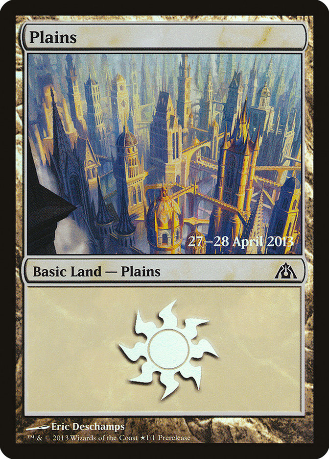 Plains (157) [Dragon's Maze Prerelease Promos] | Pegasus Games WI