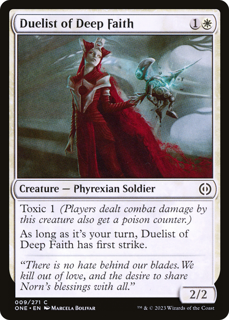 Duelist of Deep Faith [Phyrexia: All Will Be One] | Pegasus Games WI