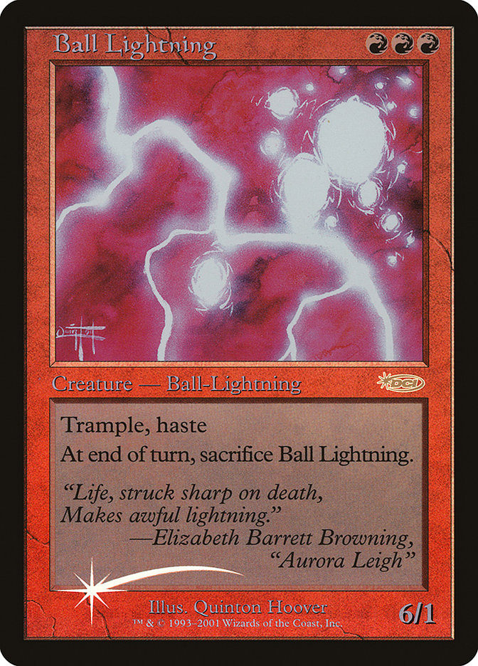 Ball Lightning [Judge Gift Cards 2001] | Pegasus Games WI