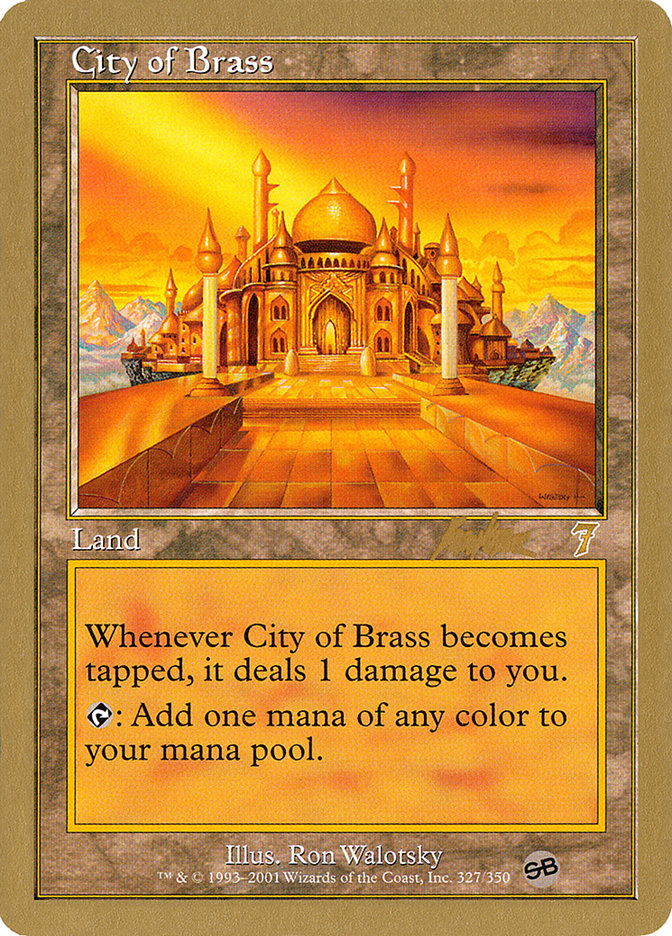 City of Brass (Brian Kibler) (SB) [World Championship Decks 2002] | Pegasus Games WI
