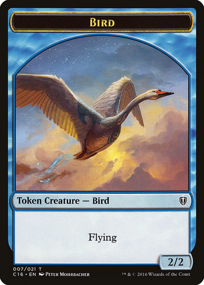 Bird Token (007/021) [Commander 2016 Tokens] | Pegasus Games WI