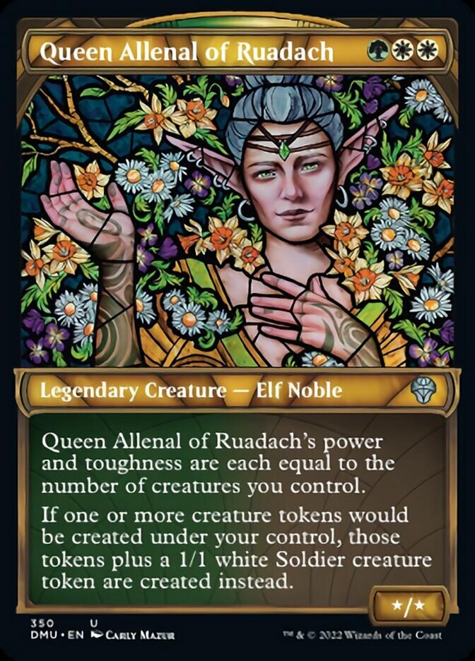 Queen Allenal of Ruadach (Showcase Textured) [Dominaria United] | Pegasus Games WI