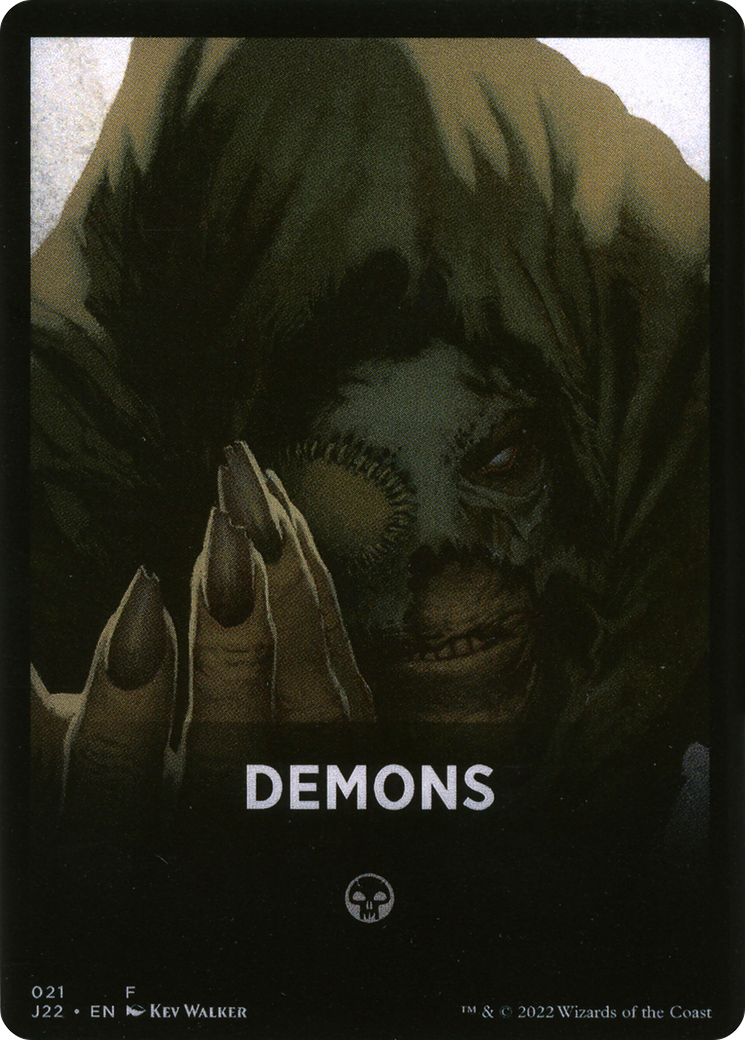 Demons Theme Card [Jumpstart 2022 Front Cards] | Pegasus Games WI