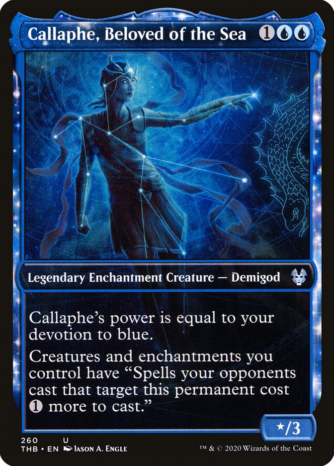 Callaphe, Beloved of the Sea (Showcase) [Theros Beyond Death] | Pegasus Games WI