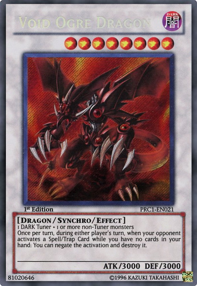 Void Ogre Dragon [PRC1-EN021] Secret Rare | Pegasus Games WI