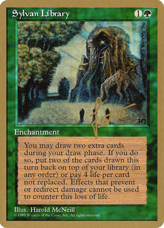 Sylvan Library (Bertrand Lestree) [Pro Tour Collector Set] | Pegasus Games WI