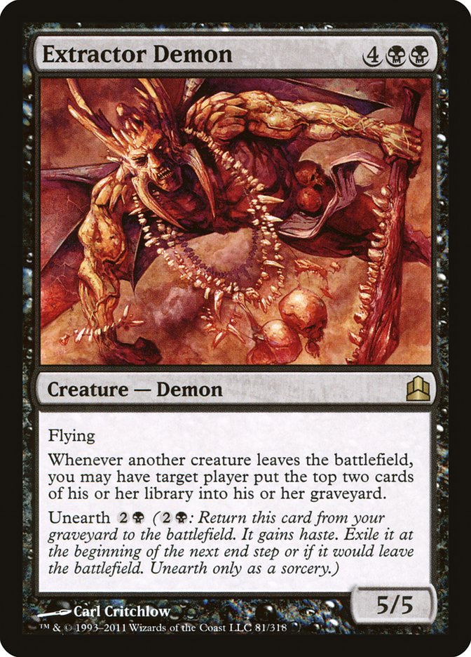 Extractor Demon [Commander 2011] | Pegasus Games WI