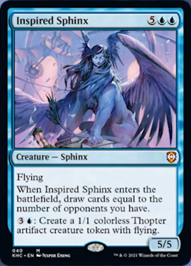 Inspired Sphinx [Kaldheim Commander] | Pegasus Games WI