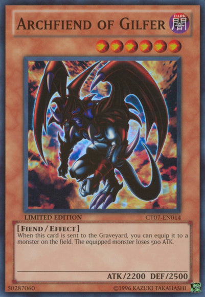 Archfiend of Gilfer [CT07-EN014] Super Rare | Pegasus Games WI