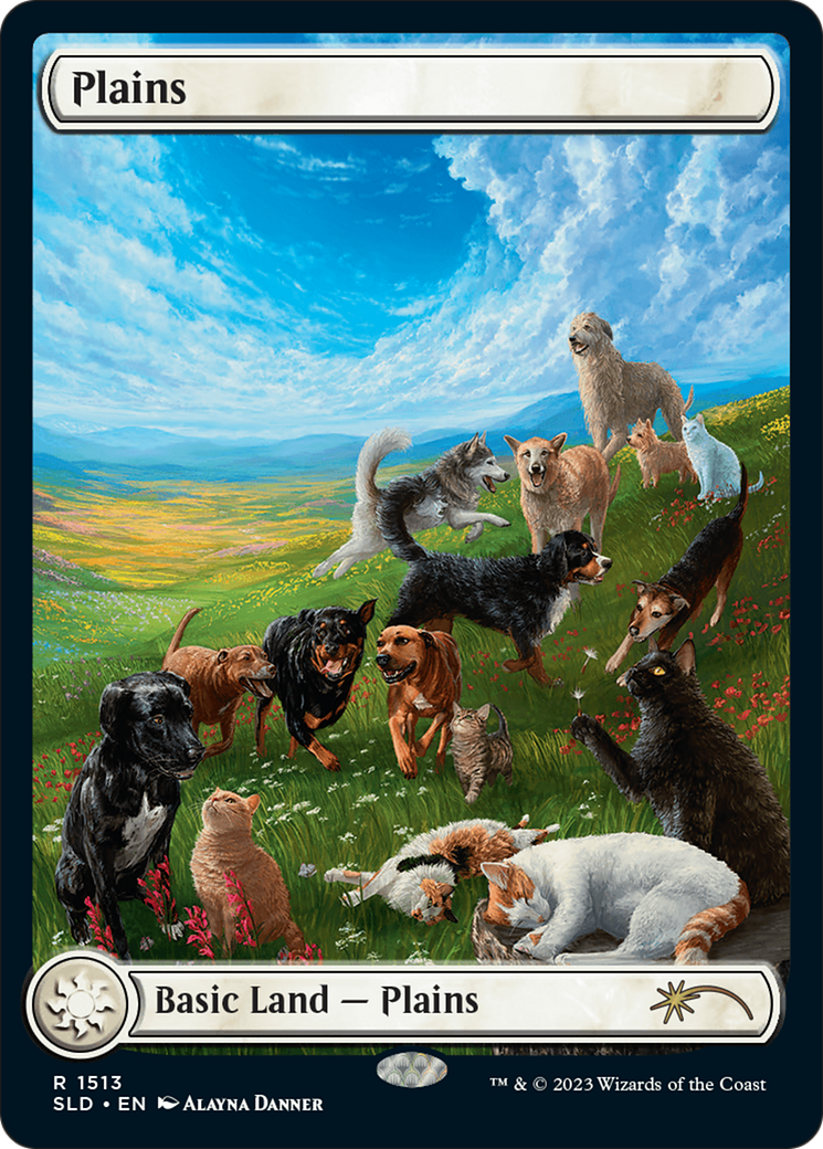 Plains (1513) [Secret Lair Commander Deck: Raining Cats and Dogs] | Pegasus Games WI