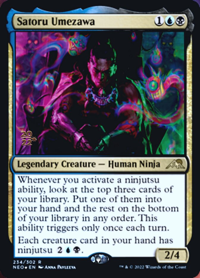 Satoru Umezawa [Kamigawa: Neon Dynasty Prerelease Promos] | Pegasus Games WI