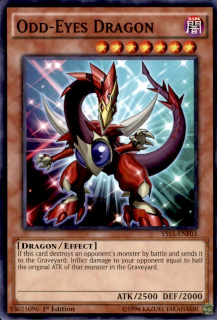 Odd-Eyes Dragon [YS15-ENF03] Shatterfoil Rare | Pegasus Games WI