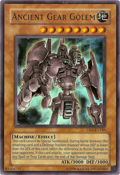 Ancient Gear Golem [DR3-EN186] Ultra Rare | Pegasus Games WI