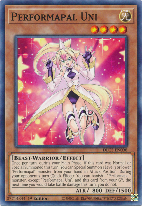 Performapal Uni [DLCS-EN098] Common | Pegasus Games WI