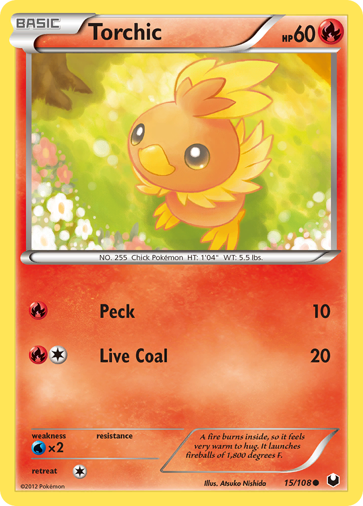 Torchic (15/108) [Black & White: Dark Explorers] | Pegasus Games WI