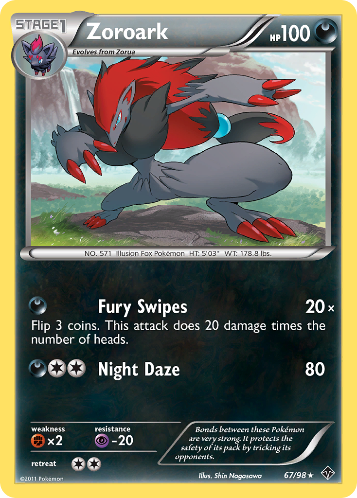 Zoroark (67/98) [Black & White: Emerging Powers] | Pegasus Games WI