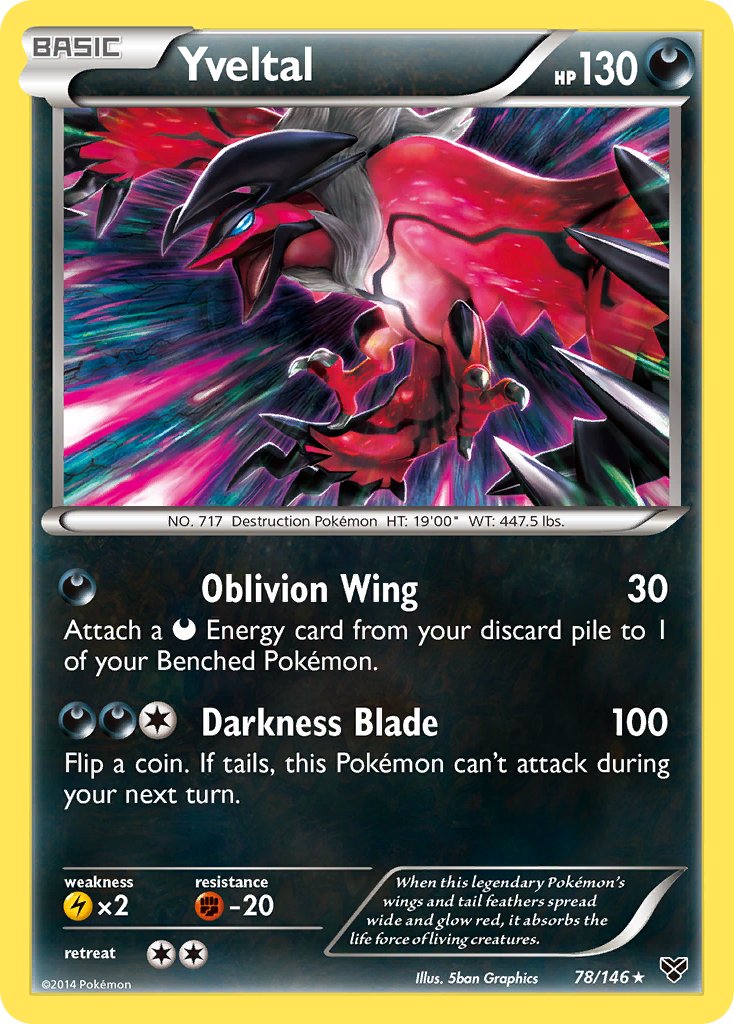 Yveltal (78/146) (Theme Deck Exclusive) [XY: Base Set] | Pegasus Games WI