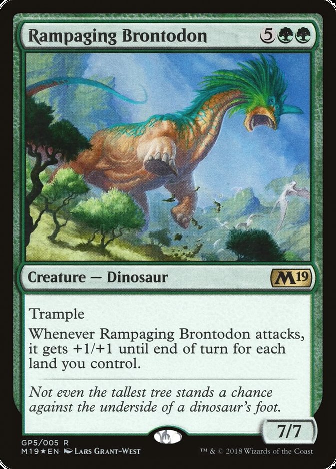 Rampaging Brontodon [Magic 2019 Gift Pack] | Pegasus Games WI