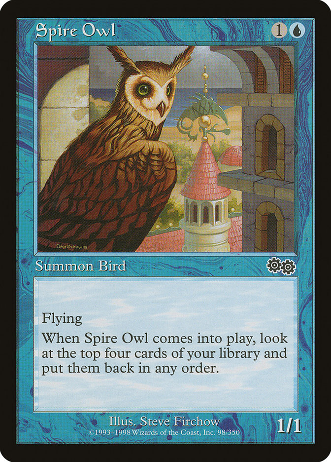 Spire Owl [Urza's Saga] | Pegasus Games WI