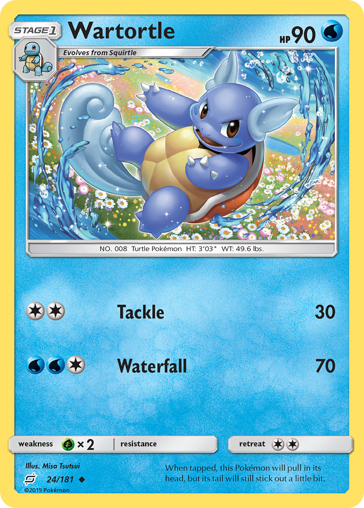 Wartortle (24/181) [Sun & Moon: Team Up] | Pegasus Games WI