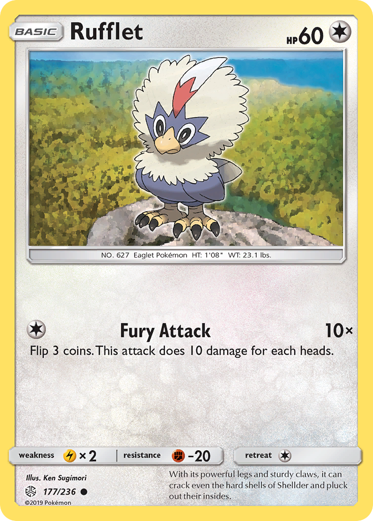 Rufflet (177/236) [Sun & Moon: Cosmic Eclipse] | Pegasus Games WI