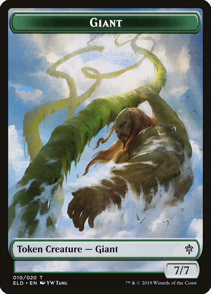 Giant Token [Throne of Eldraine Tokens] | Pegasus Games WI