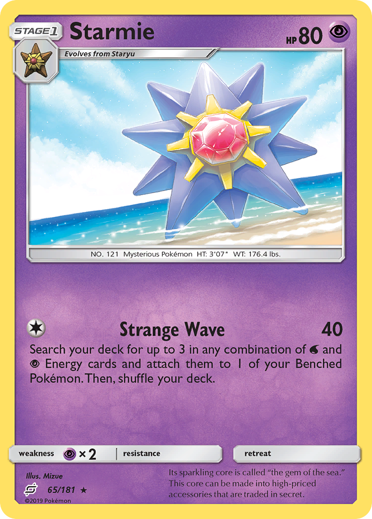 Starmie (65/181) [Sun & Moon: Team Up] | Pegasus Games WI