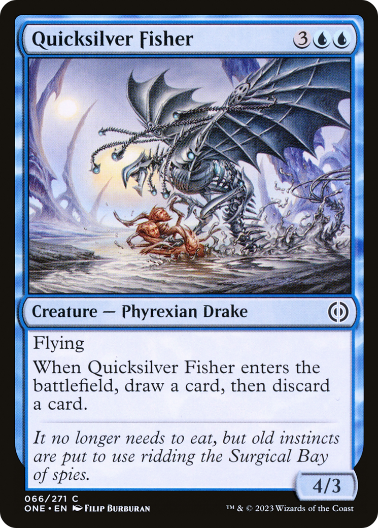 Quicksilver Fisher [Phyrexia: All Will Be One] | Pegasus Games WI