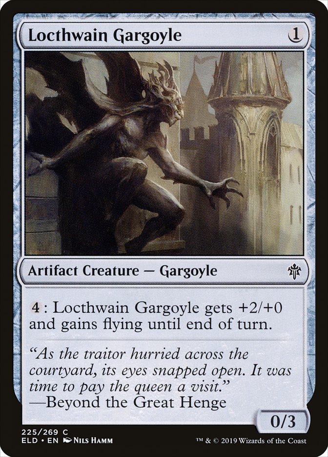 Locthwain Gargoyle [Throne of Eldraine] | Pegasus Games WI