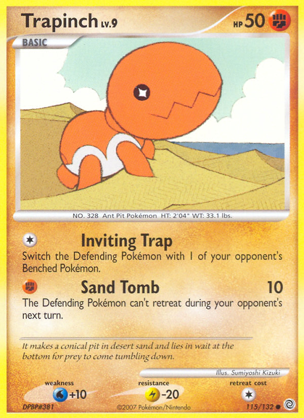 Trapinch (115/132) [Diamond & Pearl: Secret Wonders] | Pegasus Games WI