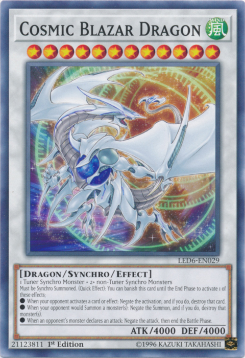 Cosmic Blazar Dragon [LED6-EN029] Common | Pegasus Games WI