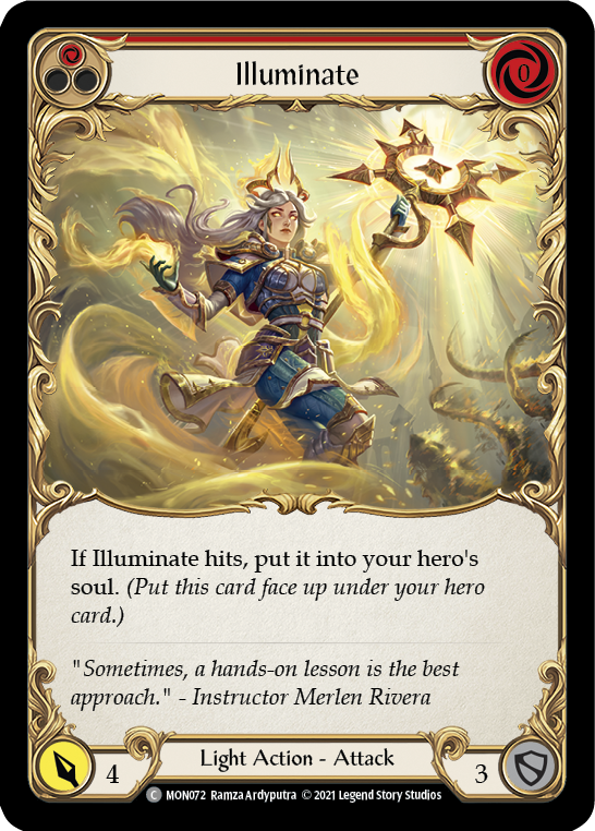 Illuminate (Red) [MON072] 1st Edition Normal | Pegasus Games WI