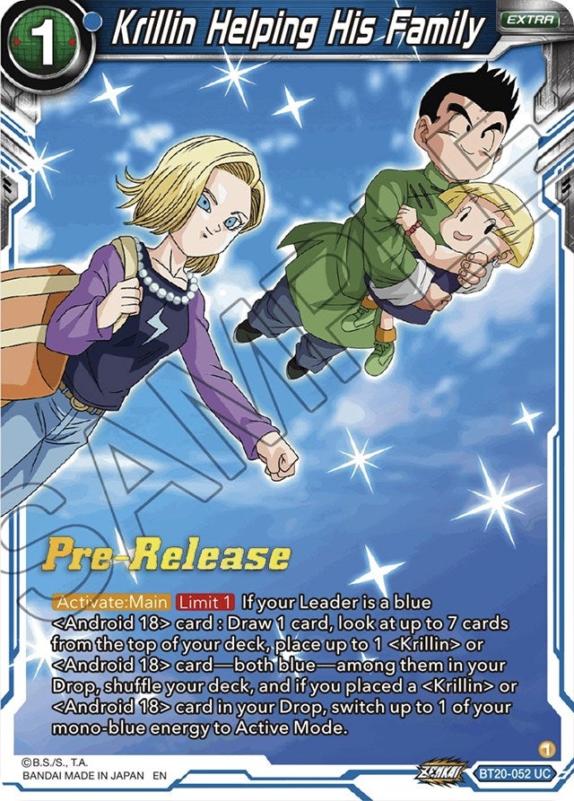 Krillin Helping His Family (BT20-052) [Power Absorbed Prerelease Promos] | Pegasus Games WI