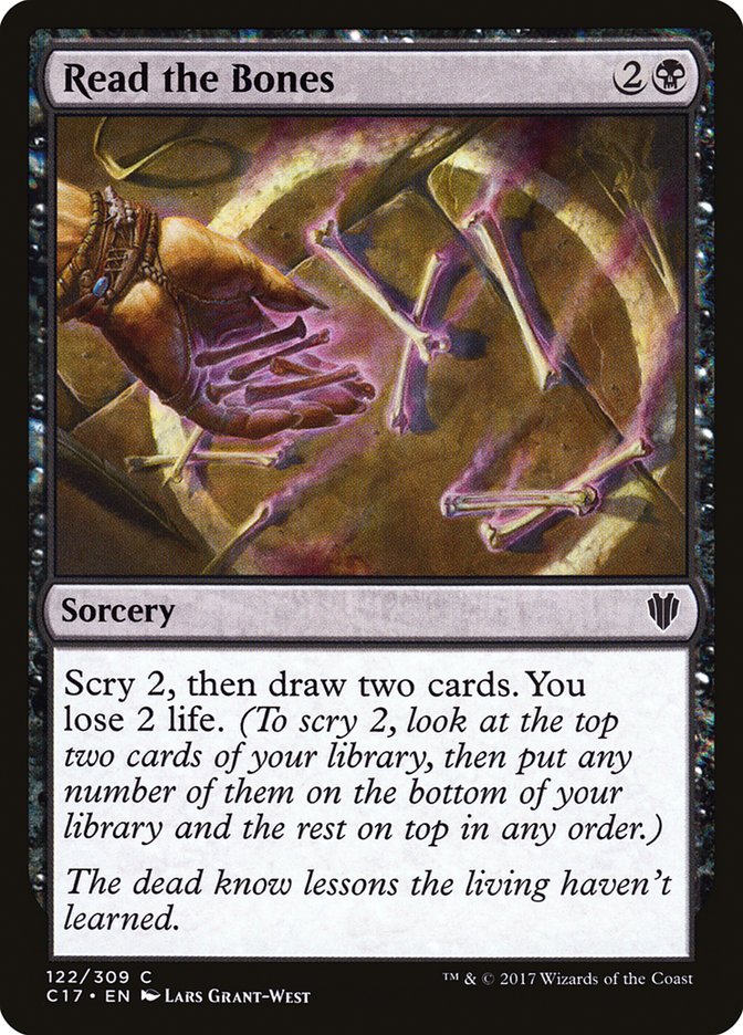 Read the Bones [Commander 2017] | Pegasus Games WI