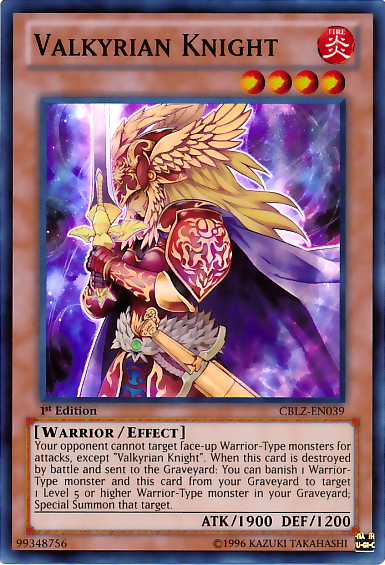 Valkyrian Knight [CBLZ-EN039] Super Rare | Pegasus Games WI