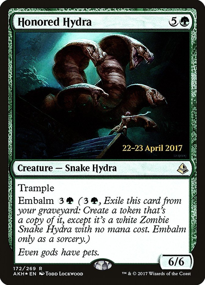 Honored Hydra [Amonkhet Prerelease Promos] | Pegasus Games WI