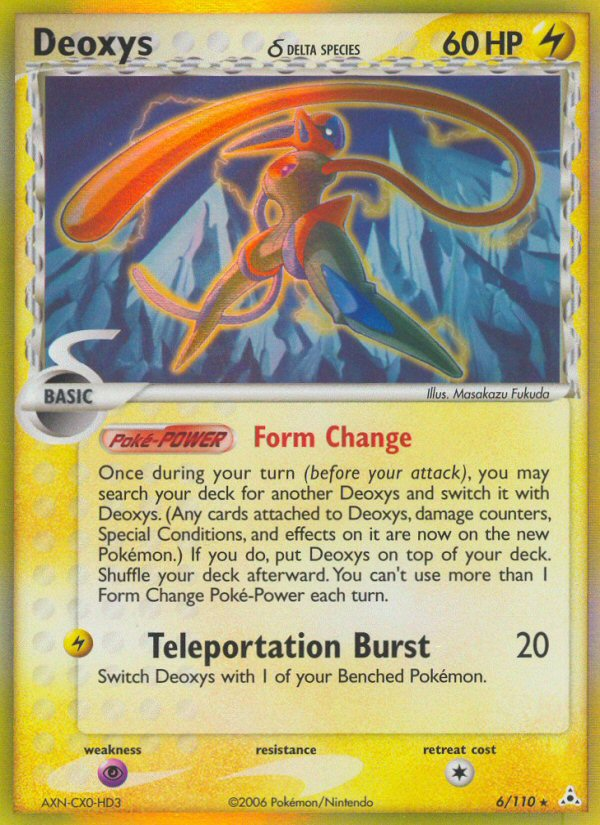 Deoxys (6/110) (Delta Species) [EX: Holon Phantoms] | Pegasus Games WI